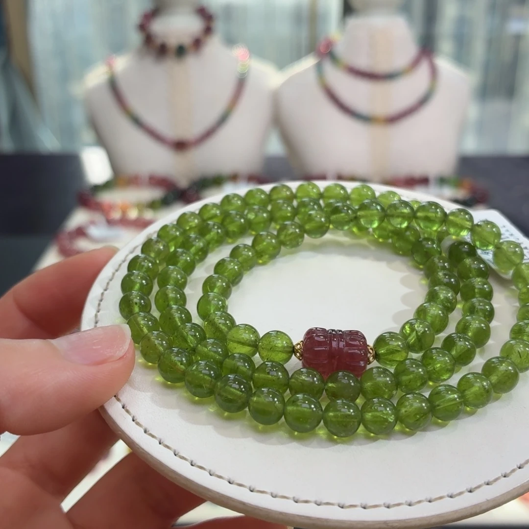 未镶嵌碧玺手链天然碧玺