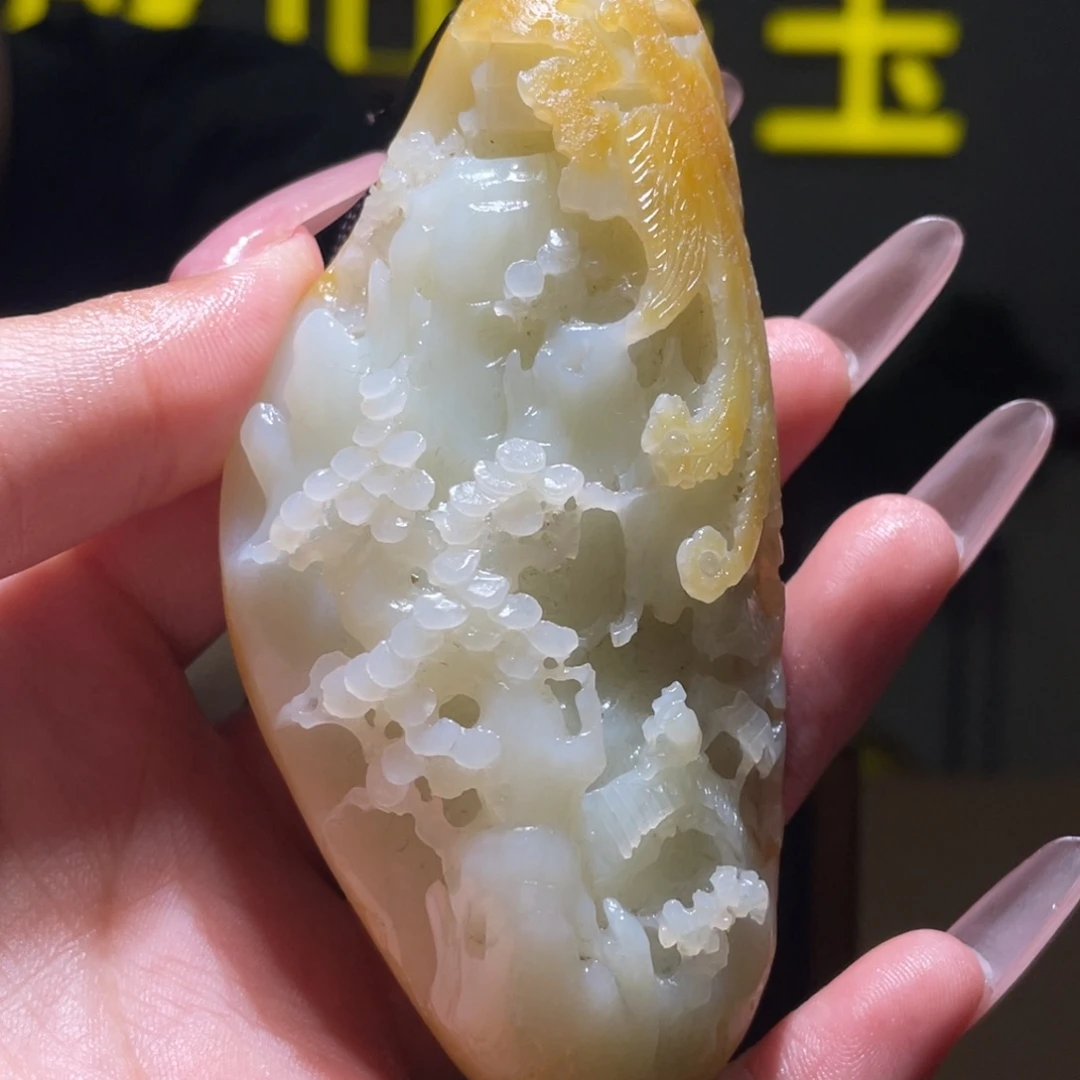 和田玉未镶嵌颈饰D2