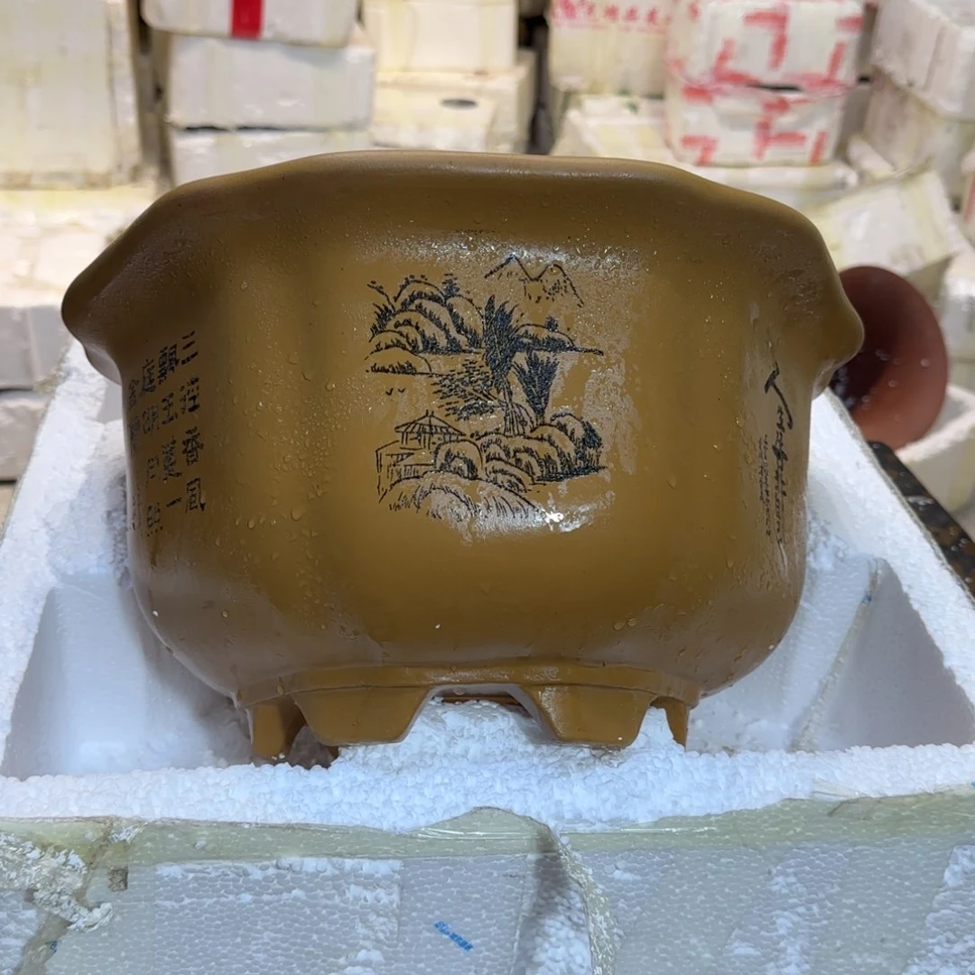 紫砂花盆口径27.15口径