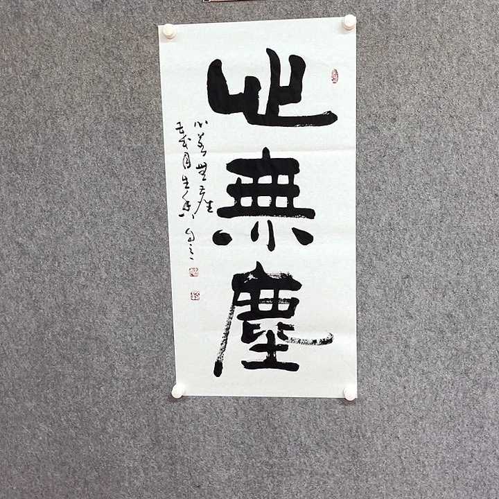 书法心无尘书法作品