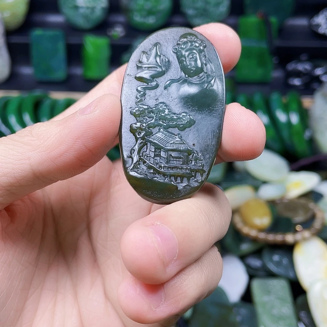 和田玉未镶嵌珠宝半成品