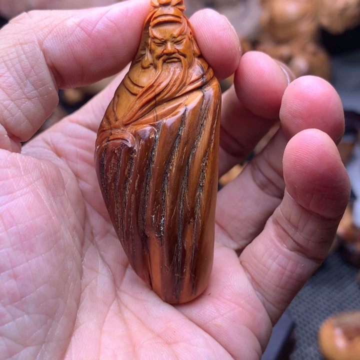 柏木（崖柏）崖柏陈化料手把件