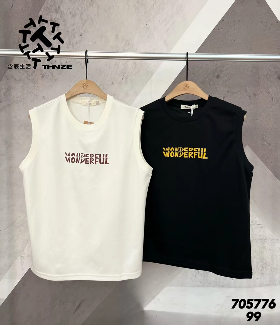 男士印花夏季透气潮流背心可外穿705776