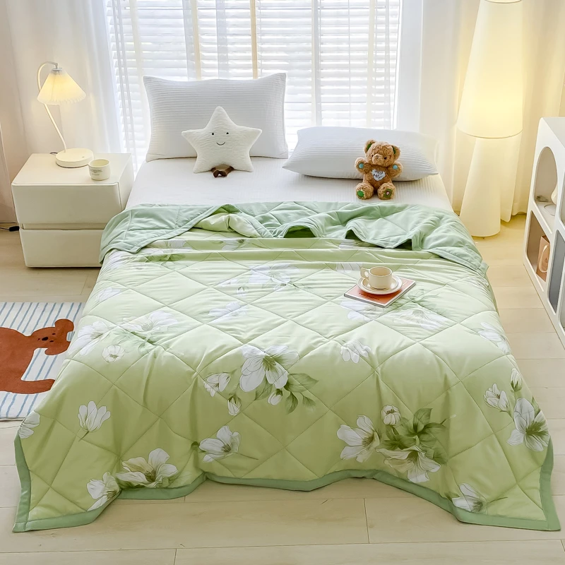 免费试睡30天 新款夏凉被空调被初夏玉兰款可机洗水洗150cm*200cm