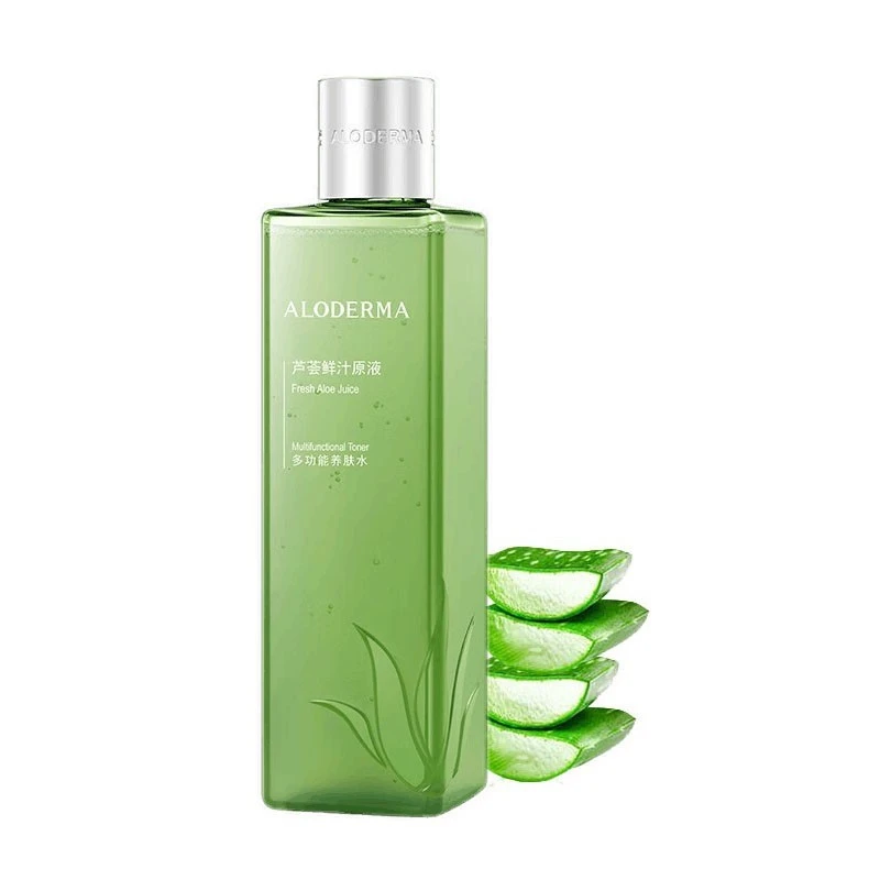 瑷露德玛 芦荟鲜汁原液240/460ml保湿补水修护男女化妆爽肤水套装