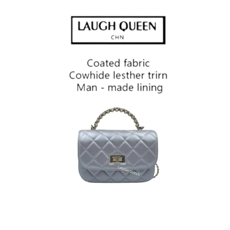 Laugh Queen手工打造真皮女士包三色时尚复 10567 珍珠手提