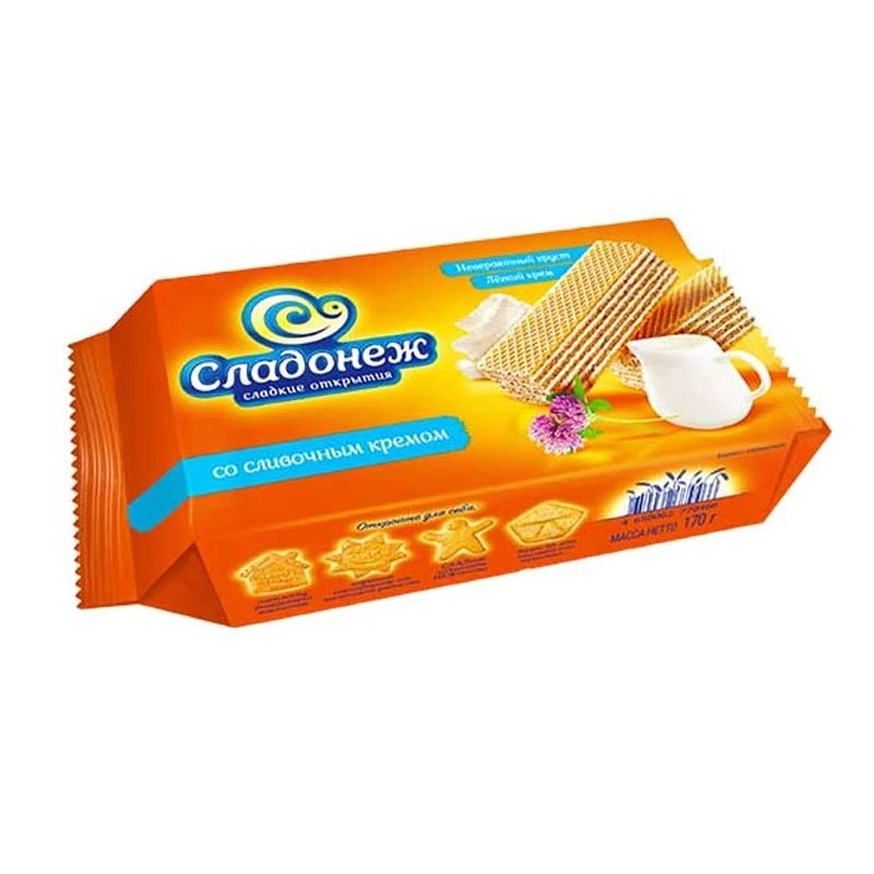 俄宝多 奶油威化饼干 270g/袋