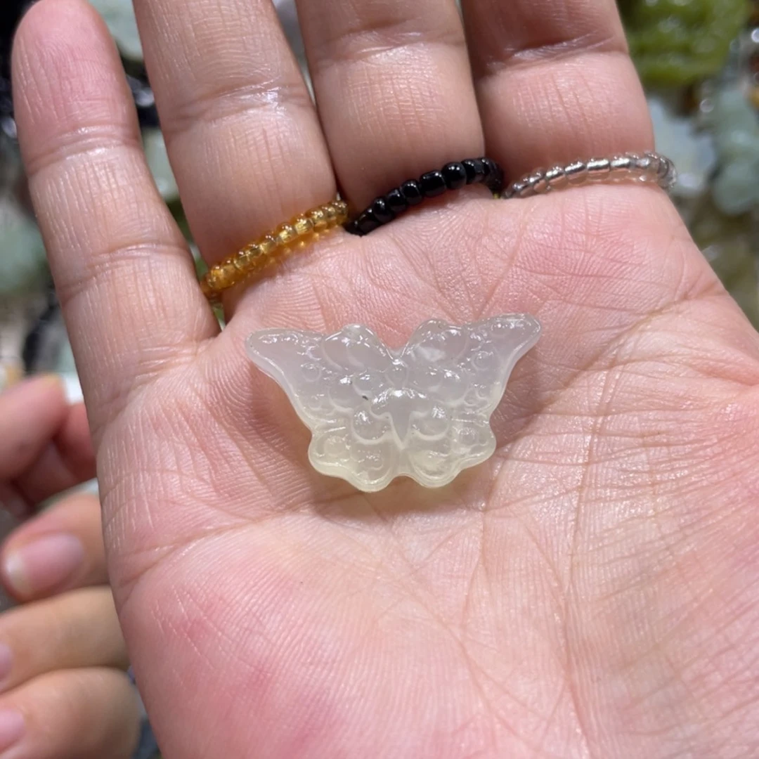 【闪购商品】岫玉颈饰未镶嵌落*圆10吊坠