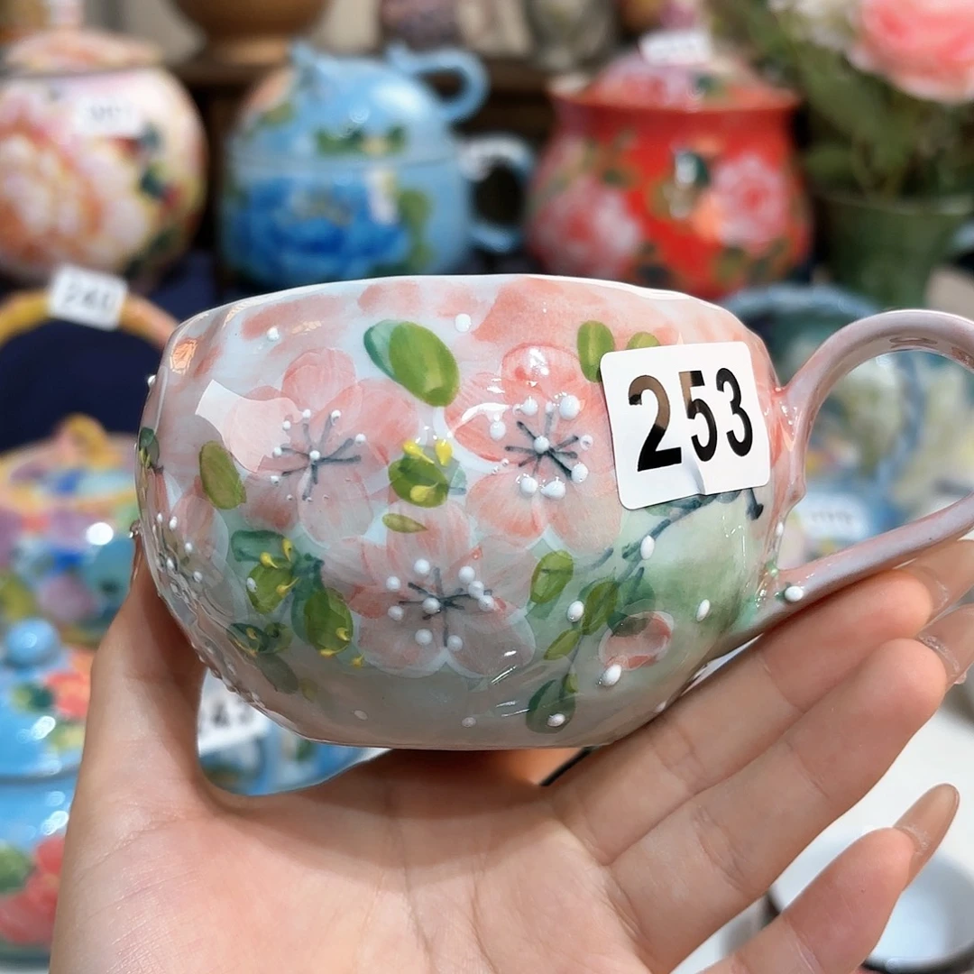 景德镇手绘高温釉下彩陶瓷茶具