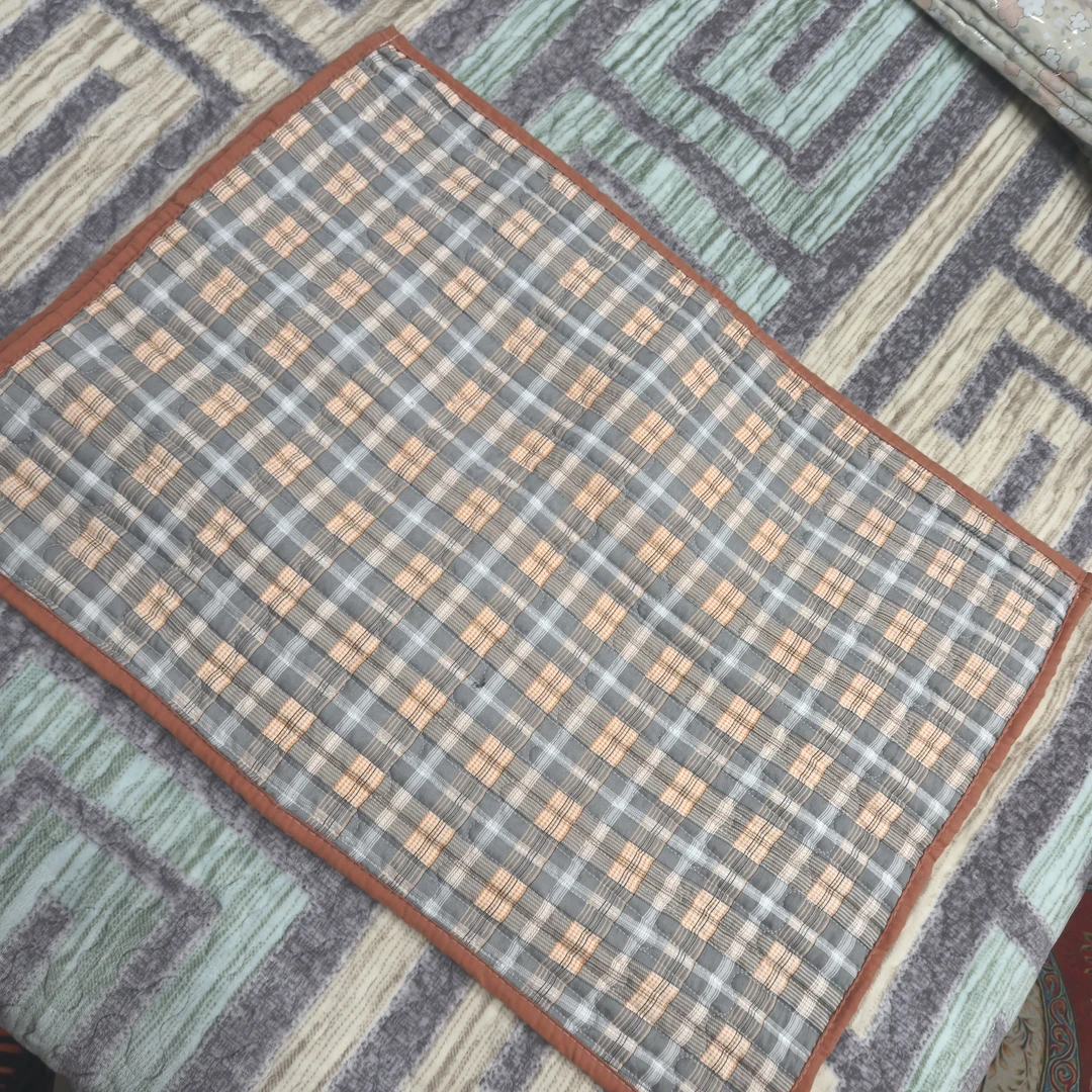 四季枕套（黄色格调）48✕74一对装