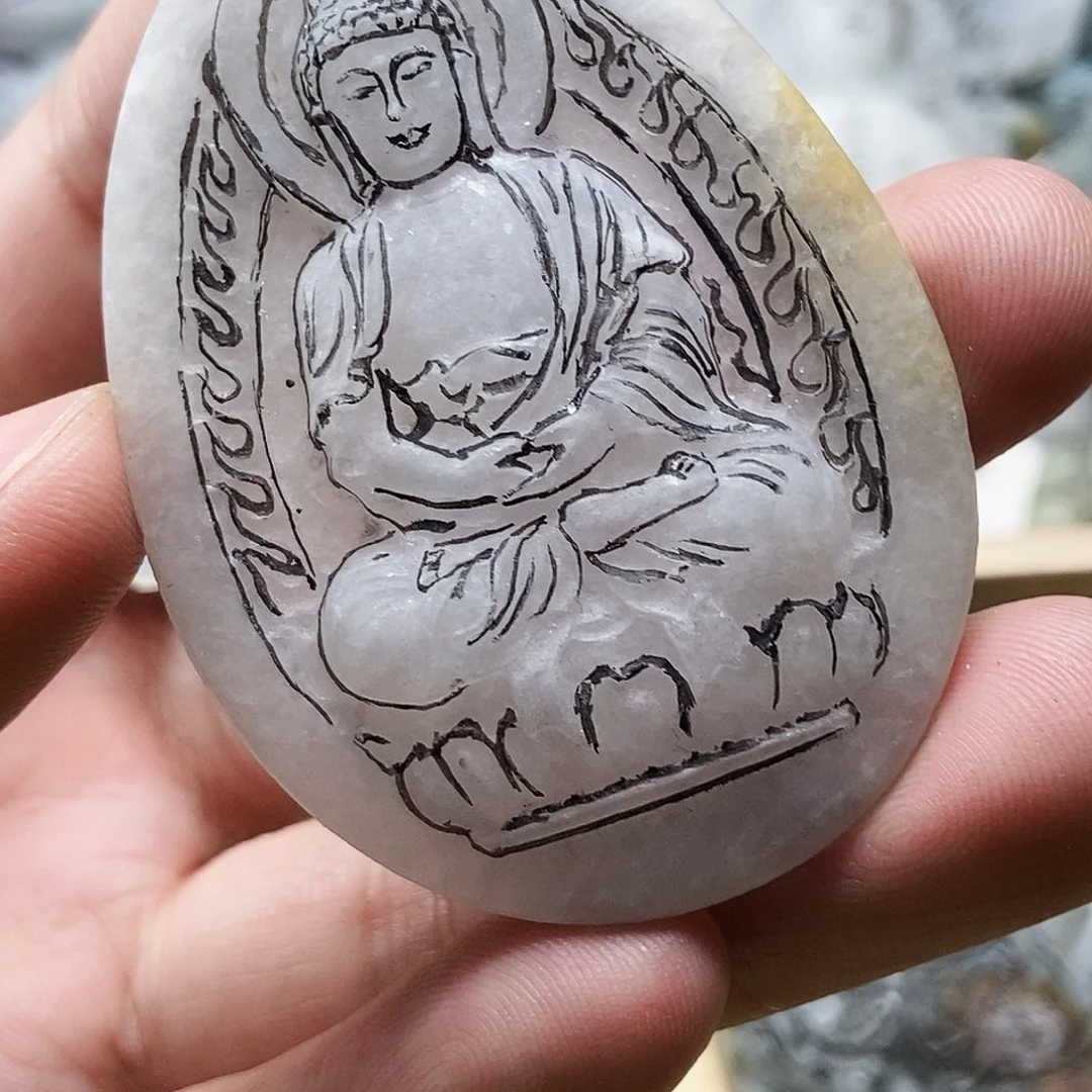 木***吃定制翡翠未镶嵌覆盖吧