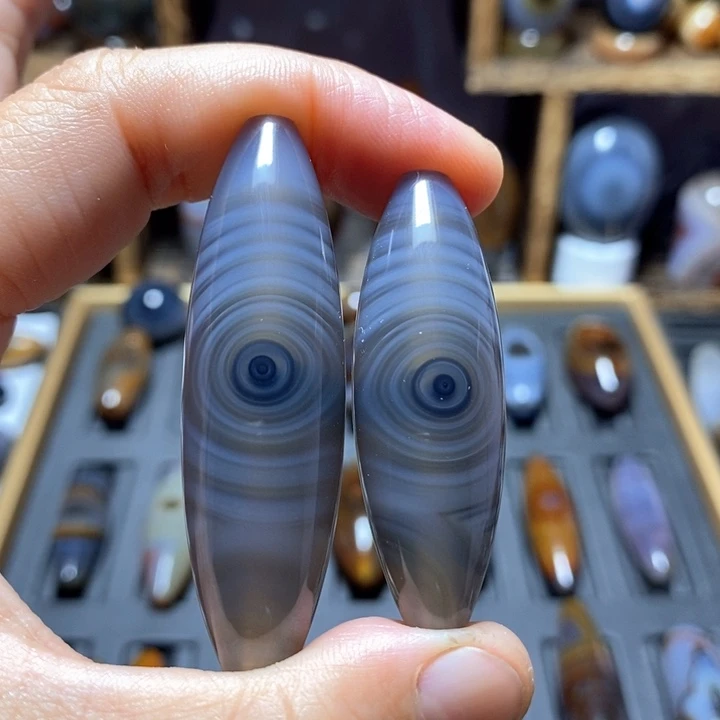 美***天玛瑙/玉髓未镶嵌珠宝半成品