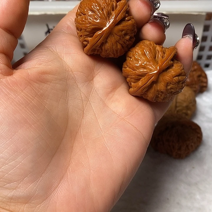 吊坠文玩核桃白狮子