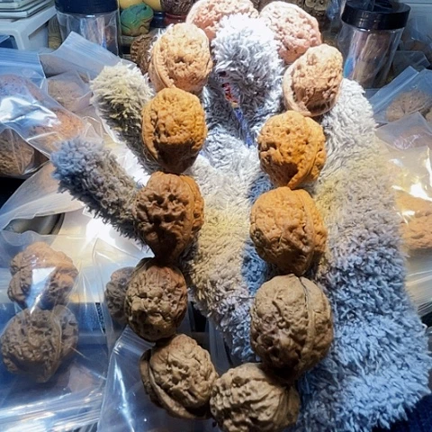 文玩核桃手串盘龙疙瘩包12粒34