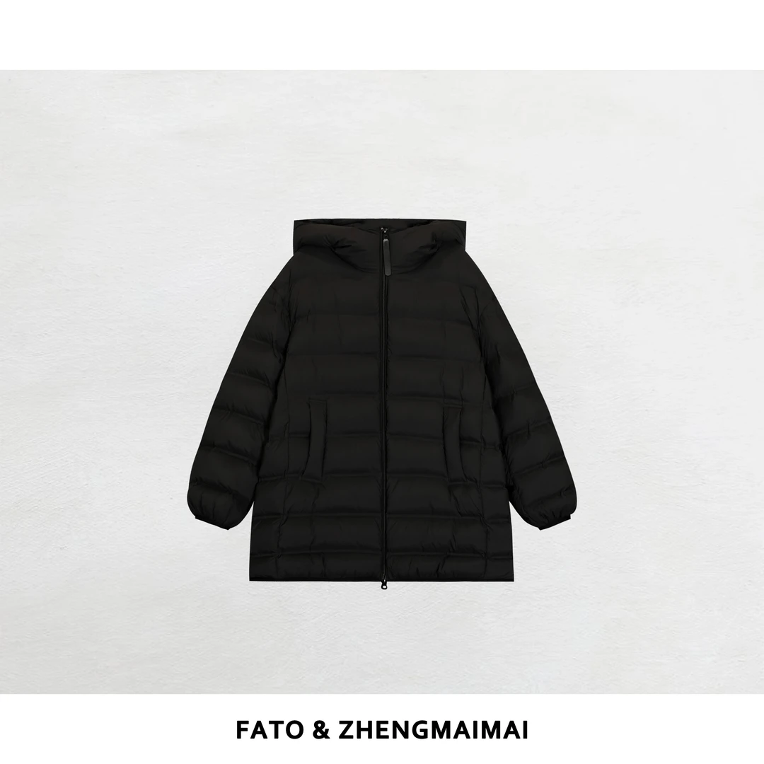 郑买买 云朵羽绒 秋冬新款时尚微奢连帽轻装滑羽绒服 YZ51001Y1