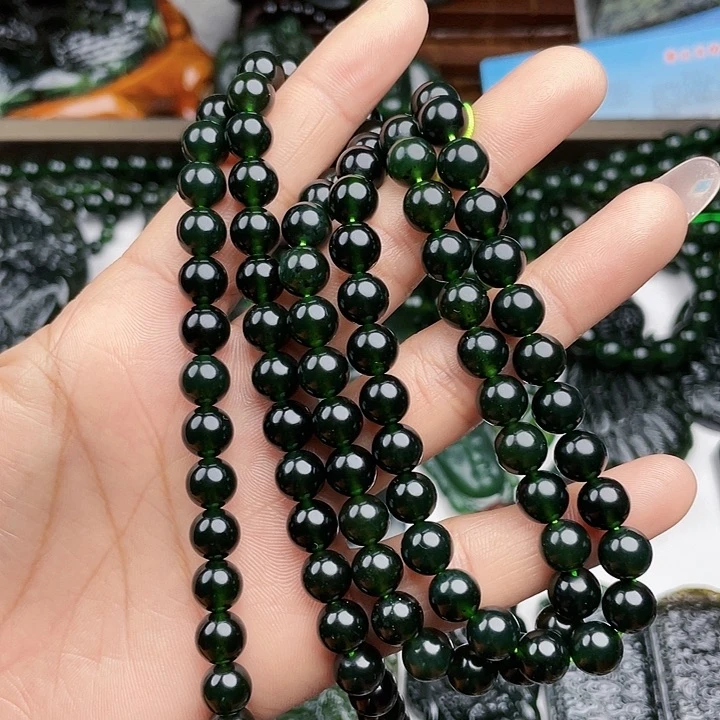 蛇纹石玉未镶嵌挂件8。108