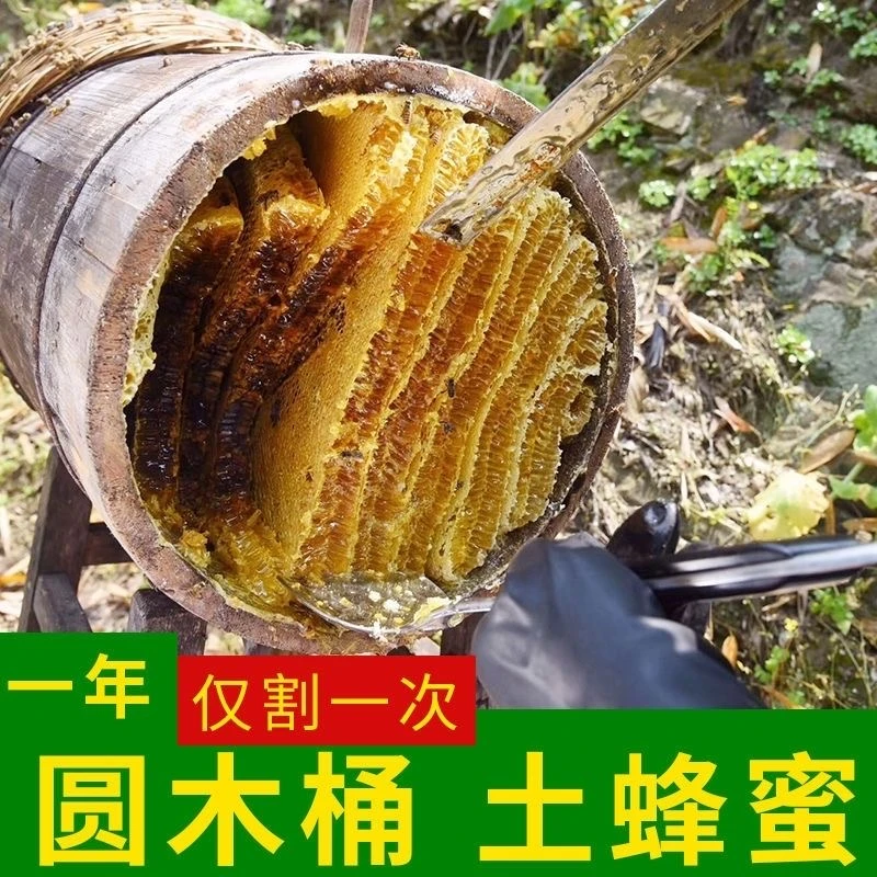 下单多送一斤（到手5斤） 农家土蜂野花蜜纯正天然 深山原蜜