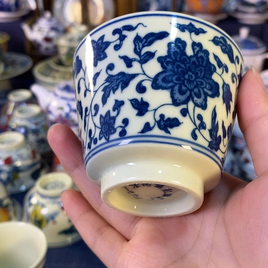 瑞***瑞瓷片景德镇陶瓷茶杯1个