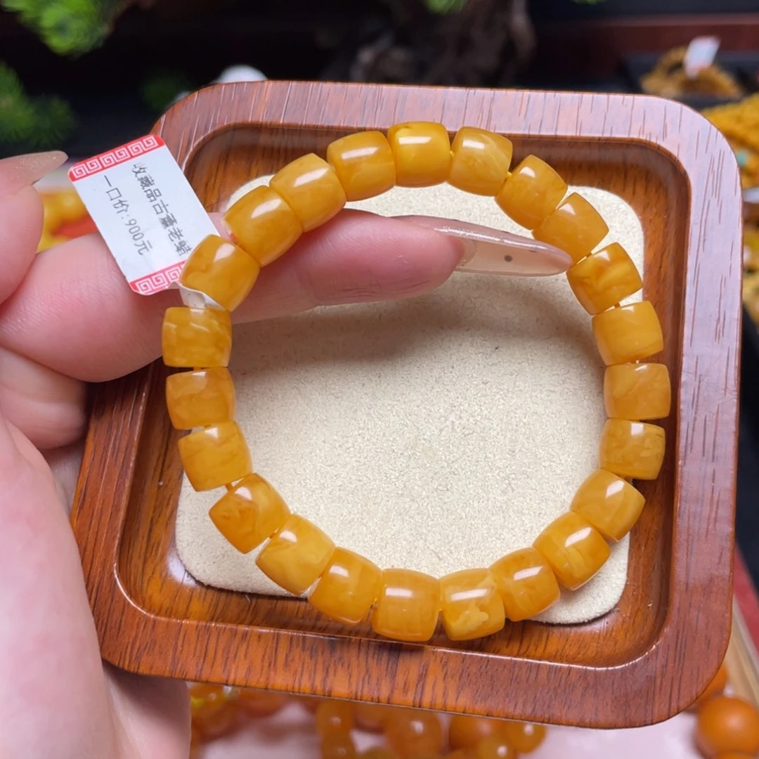 蜜蜡手链未镶嵌手串