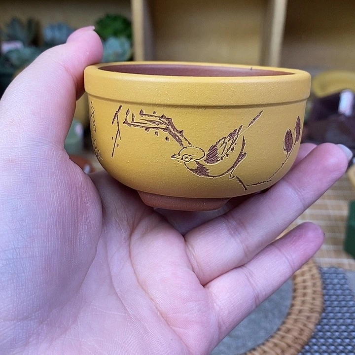 手工艺品琉璃宜兴紫砂精品花盆