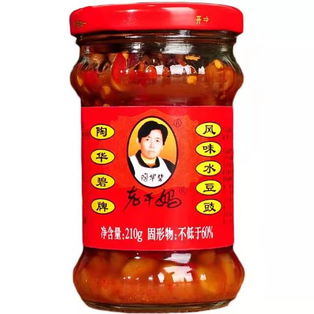 老干妈风味水豆豉210g瓶装贵州辣椒酱拌饭拌面香辣调料下饭菜