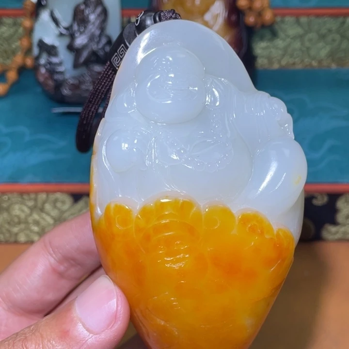 和田玉未镶嵌颈饰J