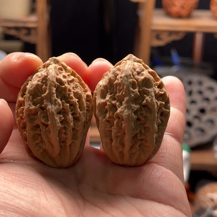 文玩核桃把件楸大胖72