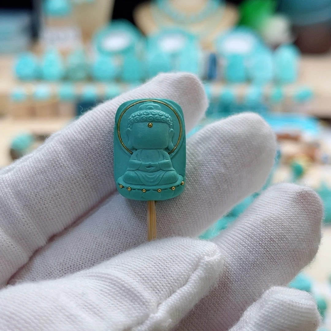 绿松石未镶嵌珠宝奇石