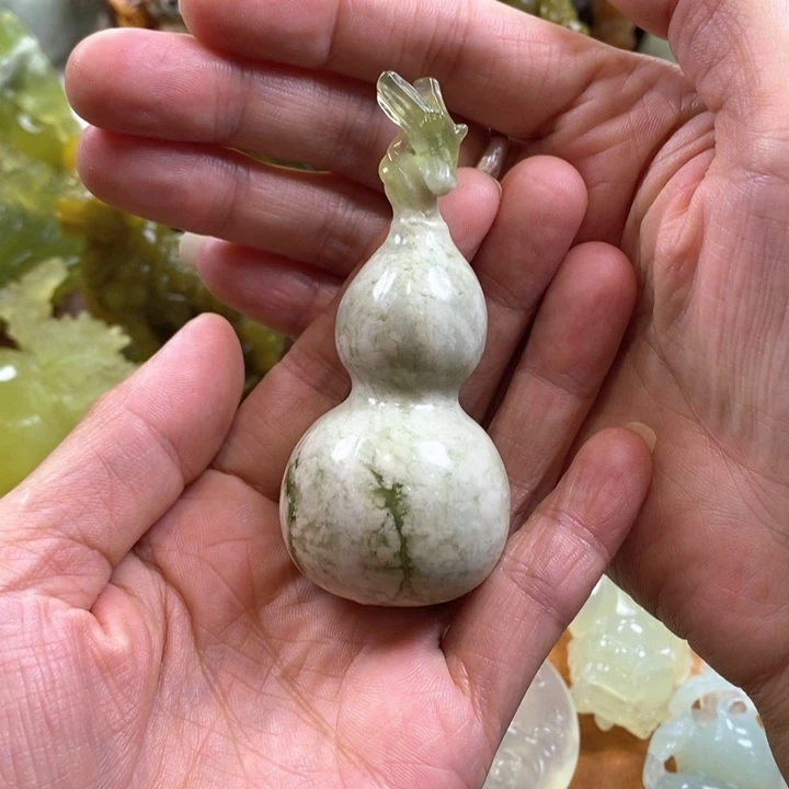 蛇纹石玉未镶嵌手把
