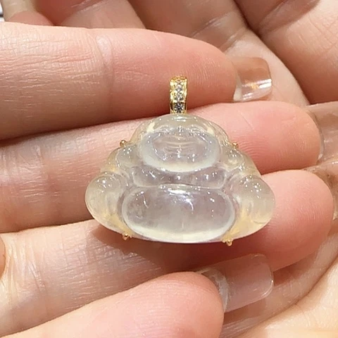 翡翠银S925镶嵌颈饰