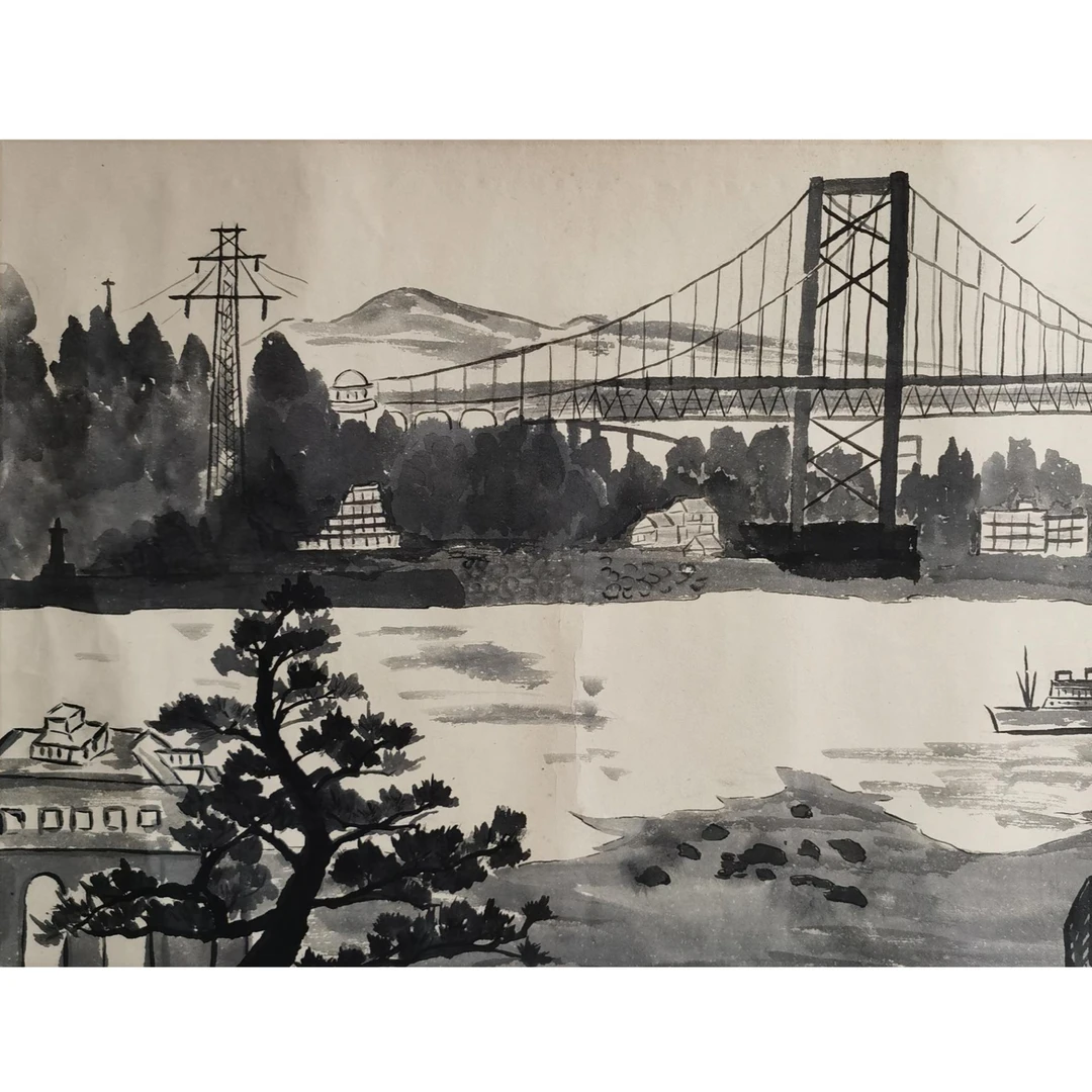 【辽拍】V240617-1-40《山水》（2.8平尺）纸本镜片 yy29w