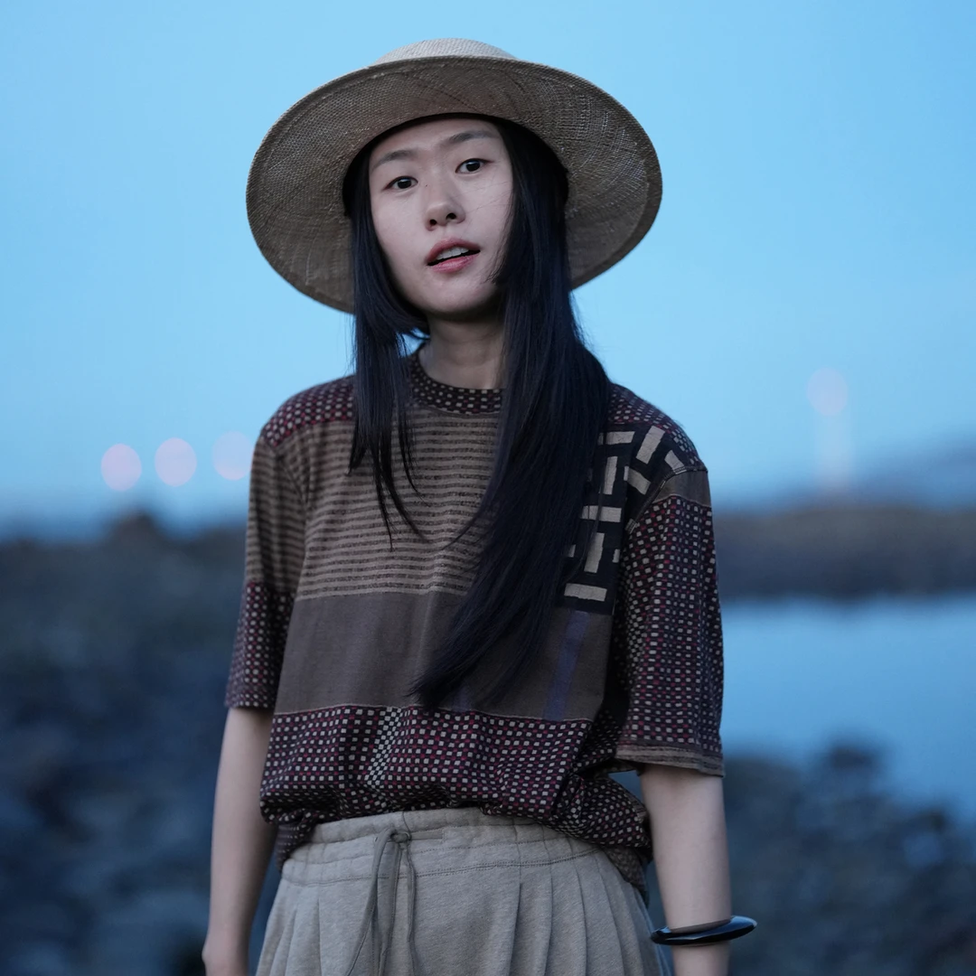 几见 原创设计夏季百分棉复古印花短袖水洗做旧透气T恤文艺W52349