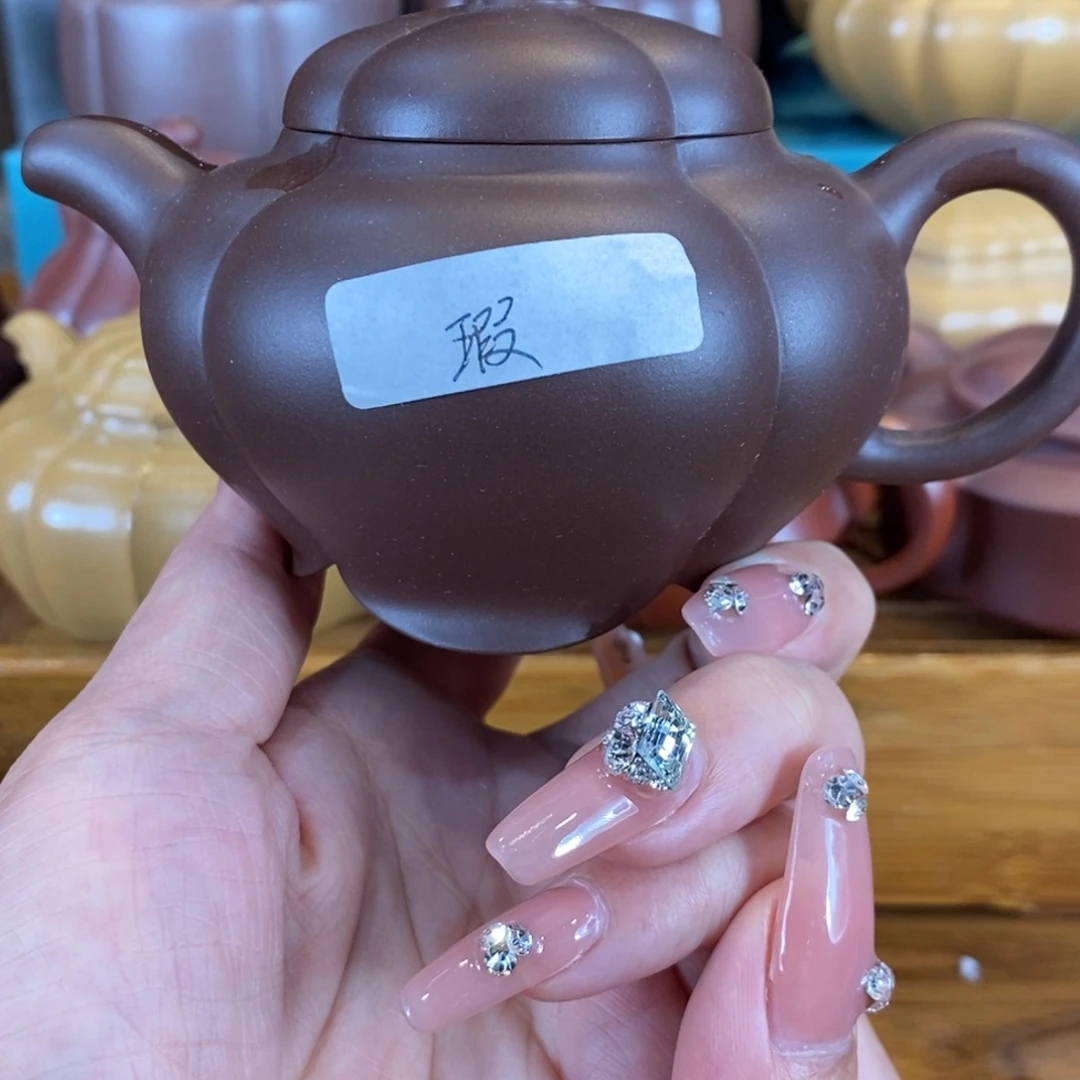 茶壶紫砂原矿泥料手工壶直播间
