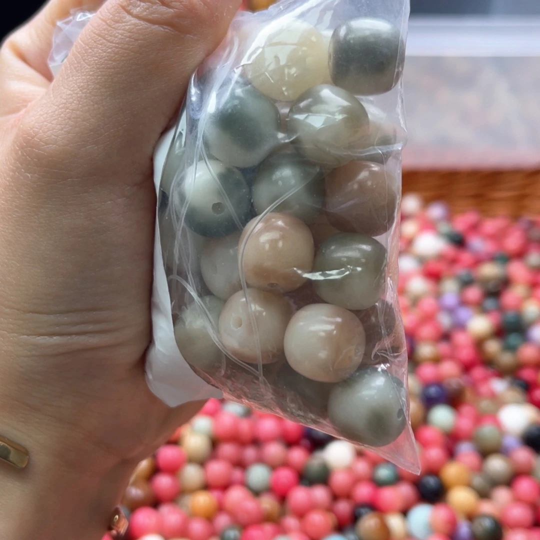 白玉菩提吊坠a13mm/20-30颗锅底