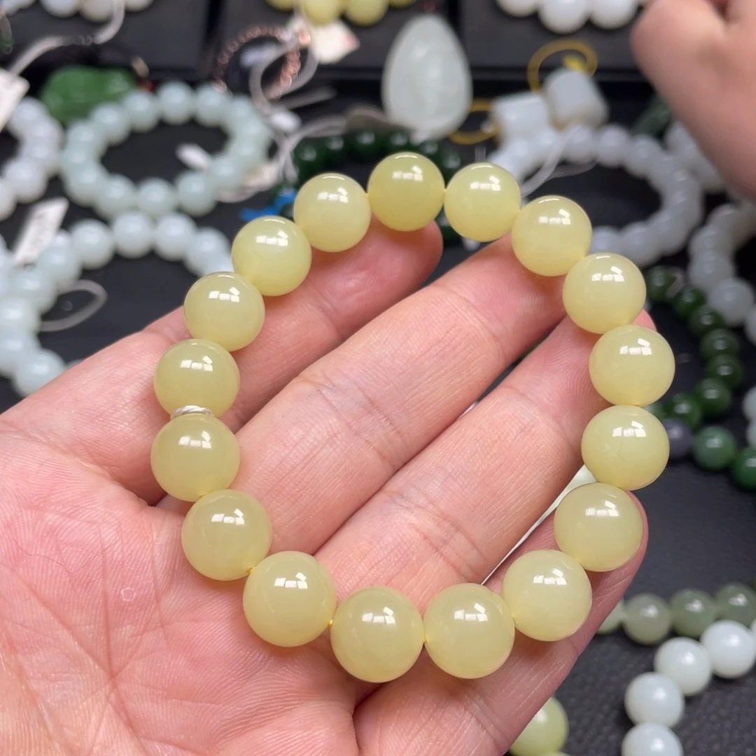 和田玉未镶嵌手链