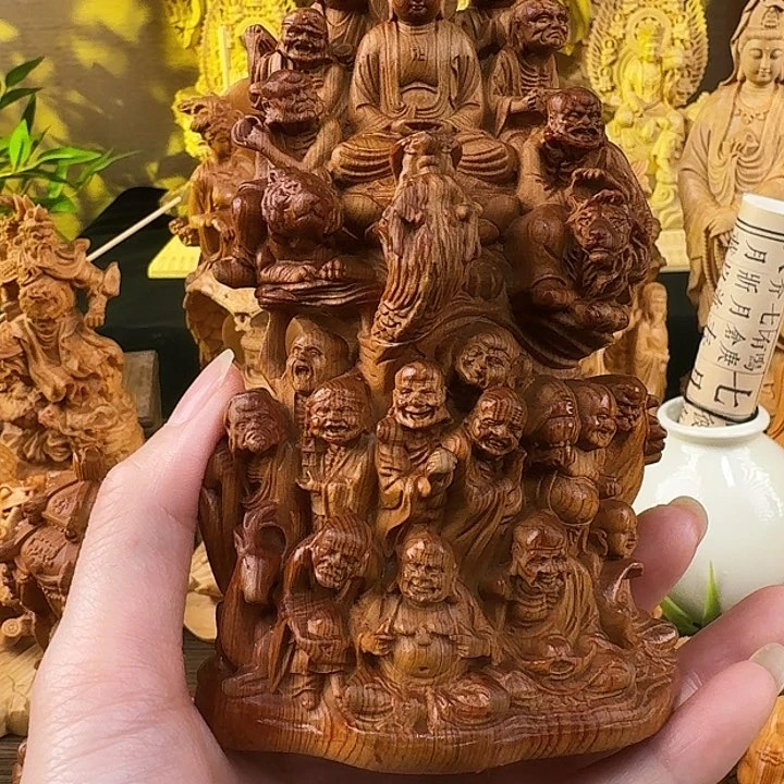 柏木（崖柏）十八罗汉13cm