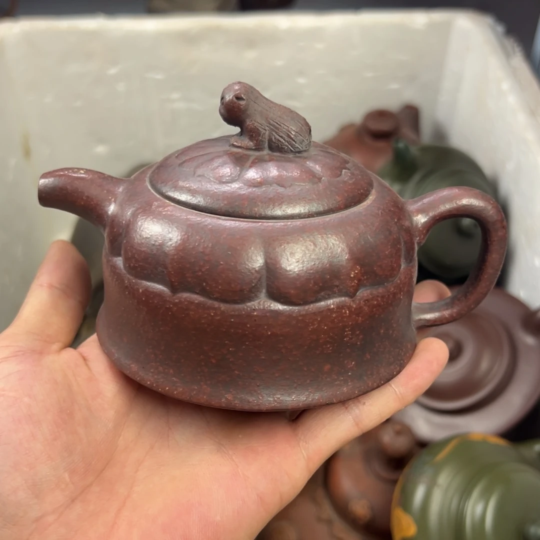 茶壶紫砂宜兴原矿紫砂壶260毫升容量