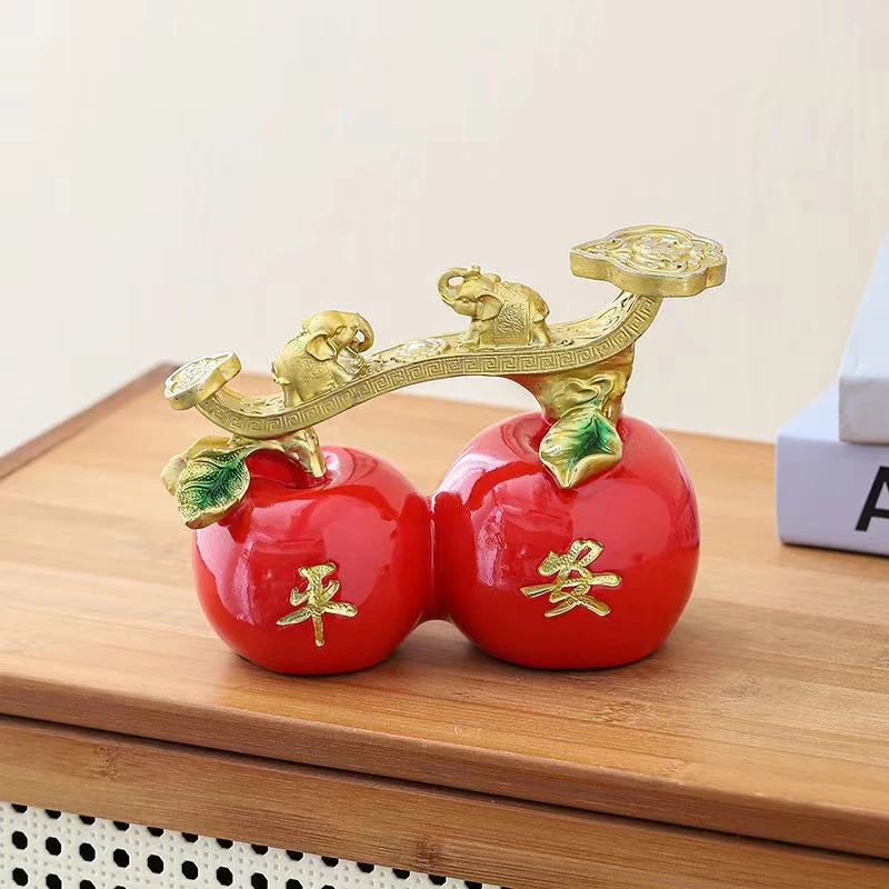 爆款车载平安果摆件