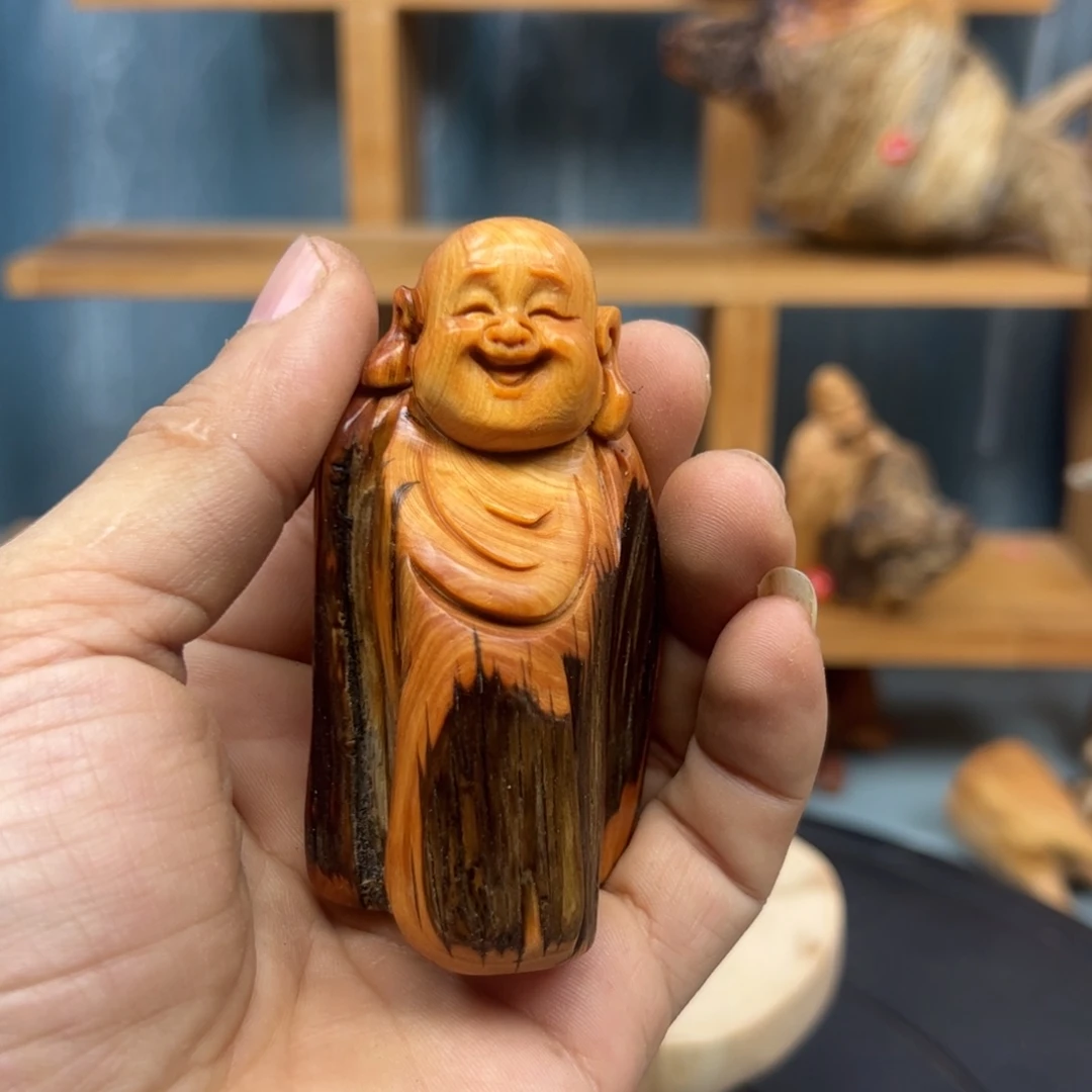 木～****～崖柏木摆件手把件