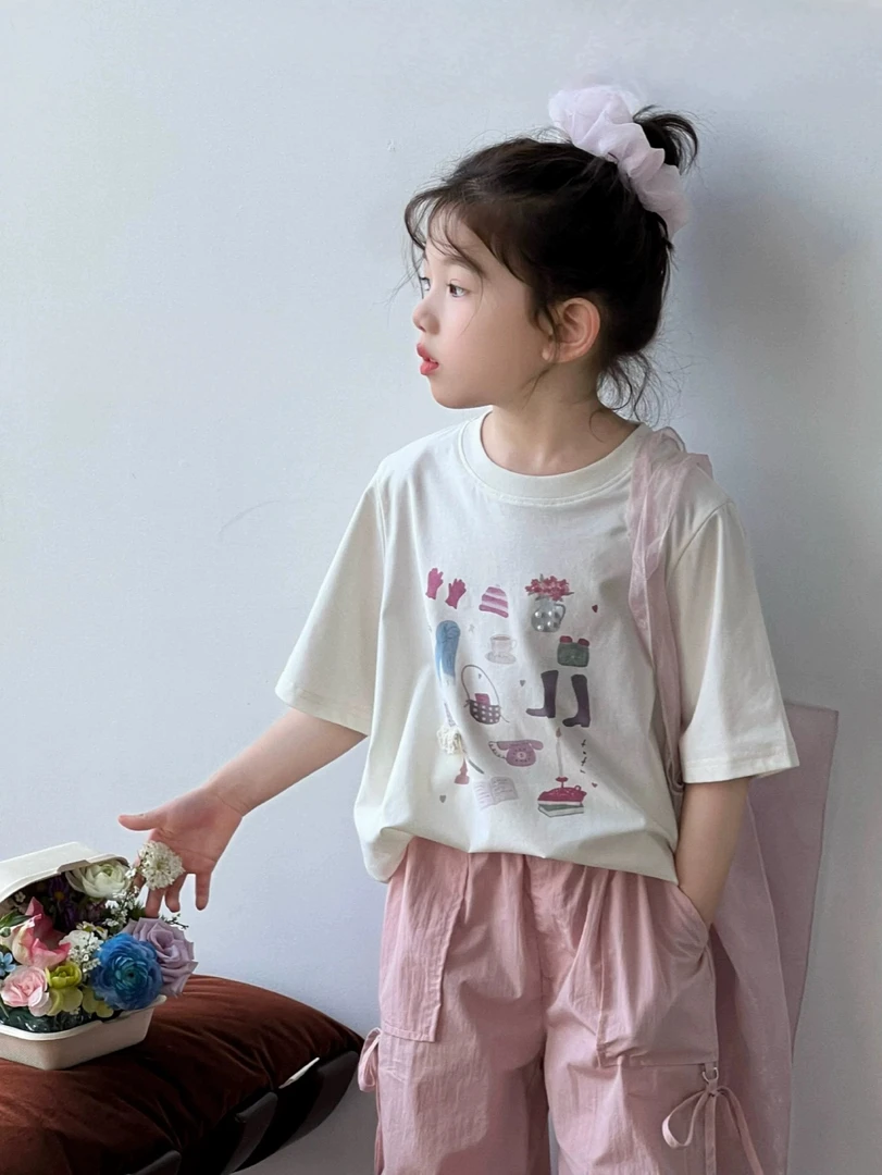 夏6138儿童夏季新款韩系台灯短袖