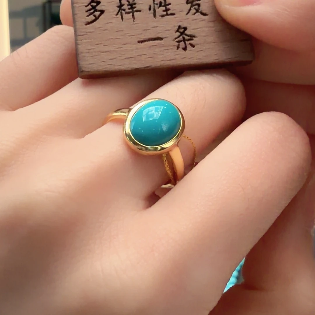 绿松石银S925镶嵌颈饰