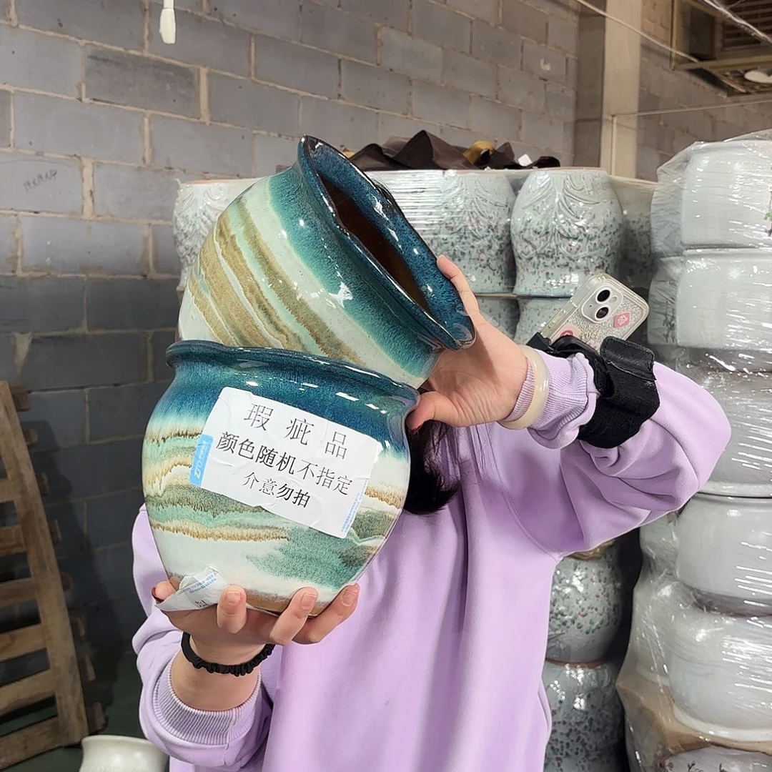 瑕疵两个高18/20红陶