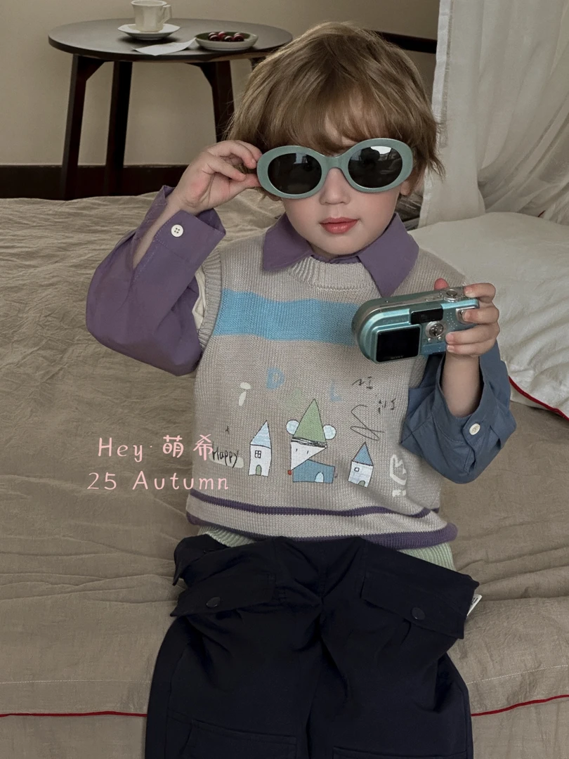 秋季套装组合WU079（汉服）M5191   灰色马甲