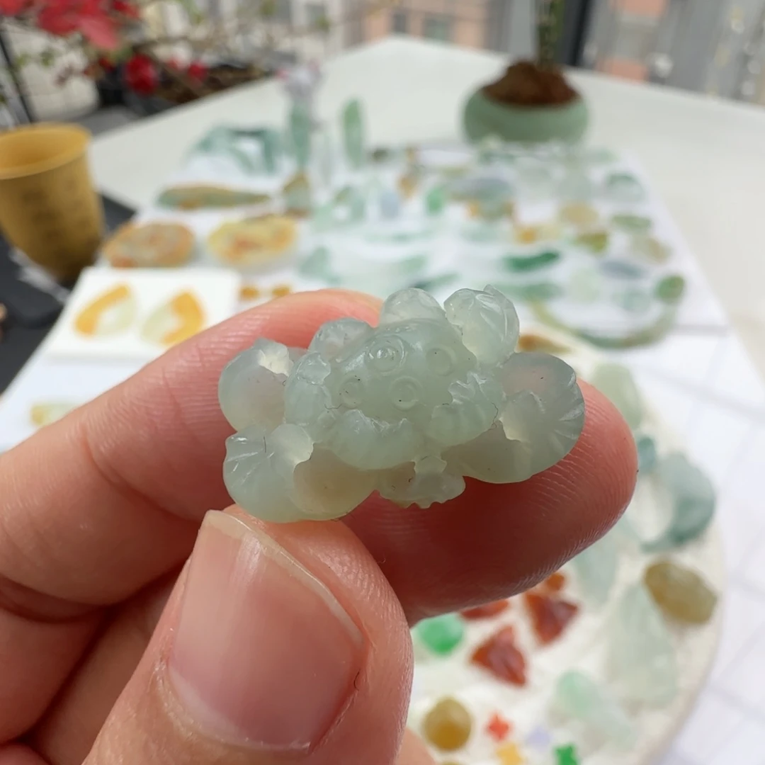 定制翡翠未镶嵌定制翡翠毛货不退不换