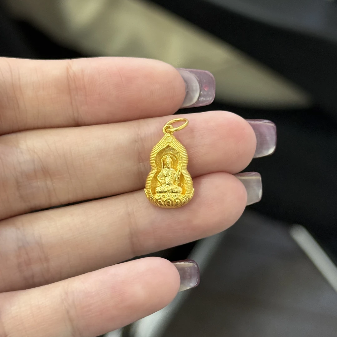 生肖佛吊坠 足金999