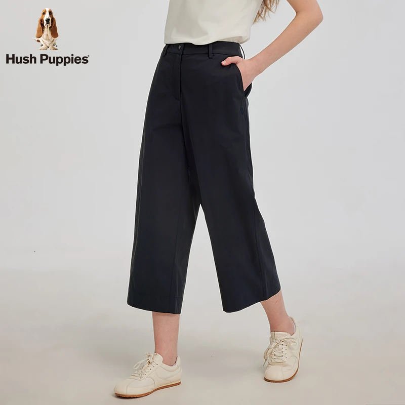 【柔顺轻盈】暇步士25年夏季女装时尚休闲梭织七分裤HSTXWC02CE772