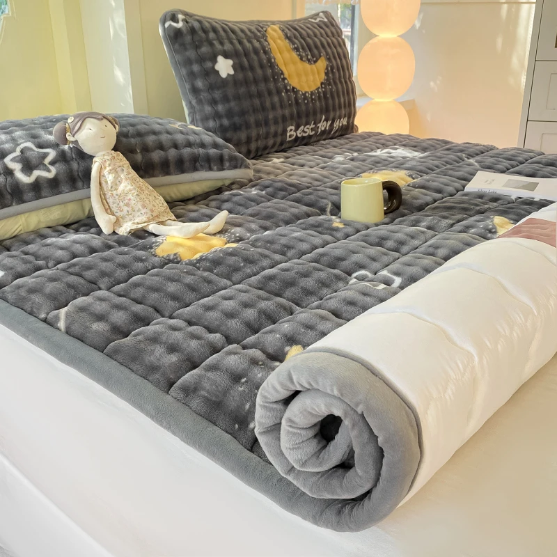 大学生高中生宿舍床垫牛奶绒单人床单加厚垫被褥子家用软垫单双人