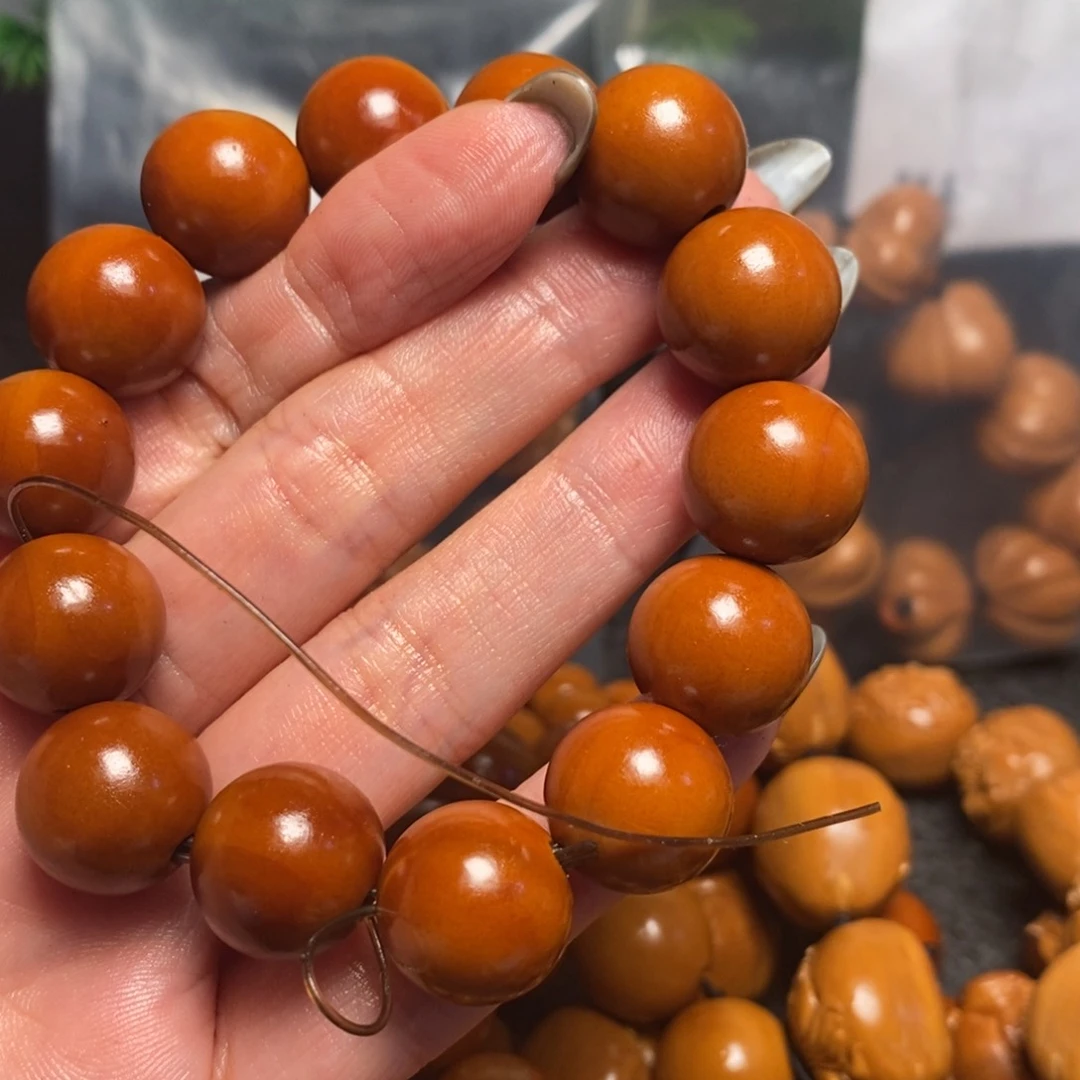 橄榄核手串/手链正圆光珠