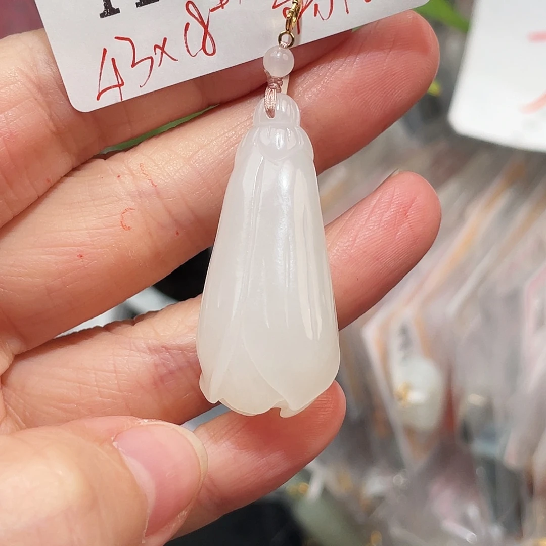 和田玉未镶嵌珠宝半成品A176