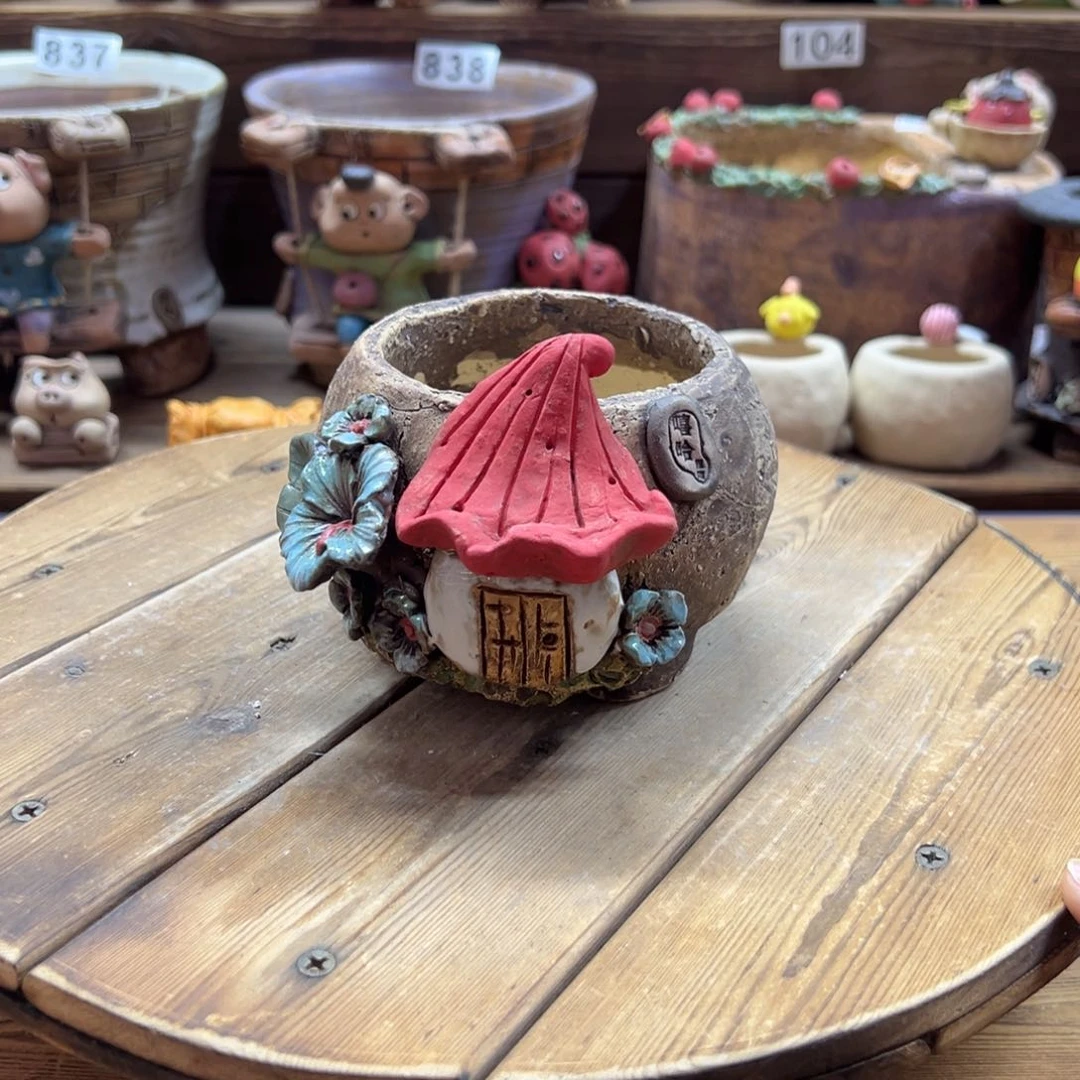 嘻哈多肉花盆百搭